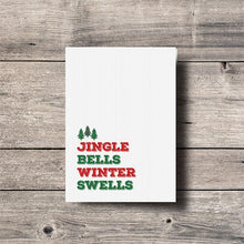 Load image into Gallery viewer, Jingle Bells Winter Swells Greeting Card

